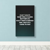 motivation canvas afdruk (Insitu (Houten vloer))