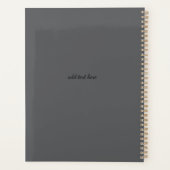 Motivation Journal | “Start Today”  Planner (Achterkant)