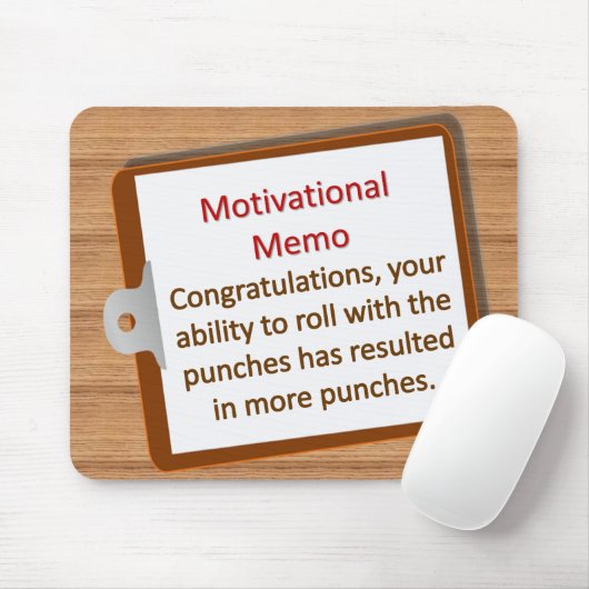 Motivation Mousepad Muismat (Met muis)