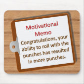 Motivation Mousepad Muismat (Voorkant)