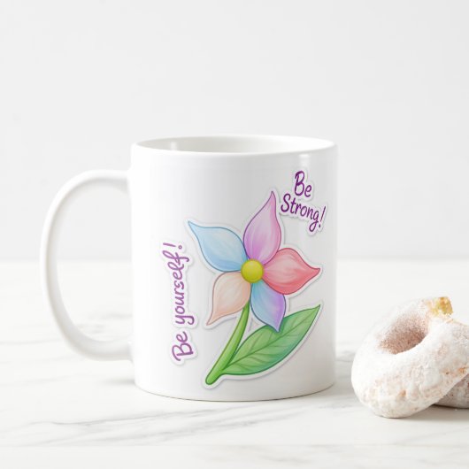Motivation mug koffiemok (Met donut)