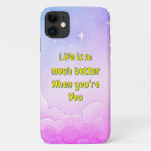 Motivation positivity empowerment iPhone iPad case (Achterkant)