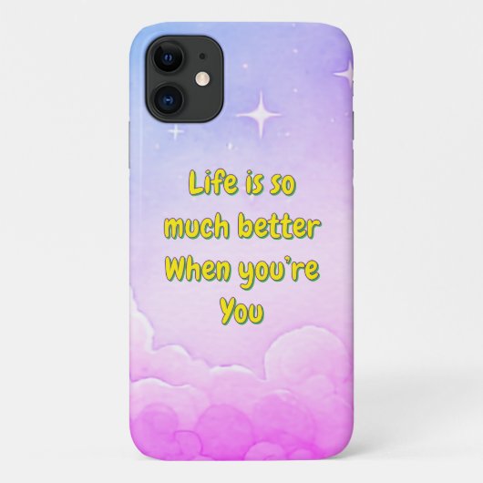 Motivation positivity empowerment iPhone iPad case (Achterkant)