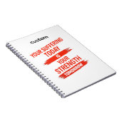 Motivation Quote Design Notitieboek (Rechterzijde)