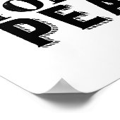 Motivation Quote die zich zorgen maakt neemt de vr Poster (Hoek)