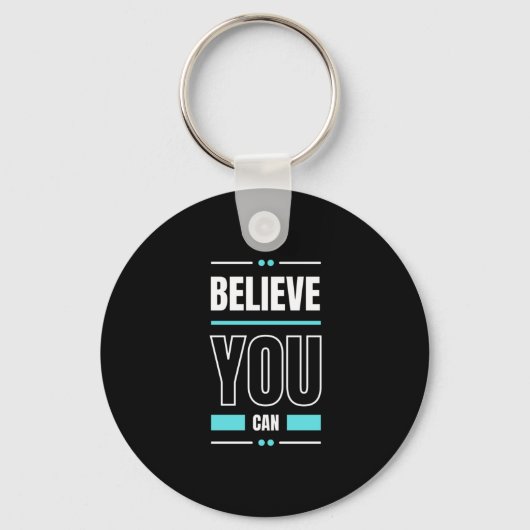 Motivation Quote Trendy and Positive Text Sleutelhanger (Voorkant)