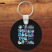 Motivation Ribbon Suicide Prevention Awarenes Wome Sleutelhanger (Voorkant)