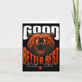 Motivation Saying Bears Good Better Never Let It R Kaart (Voorkant)