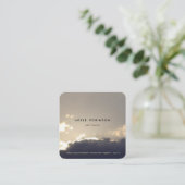 ©Motivation Speaker Life Coach Silver Lining Vierkante Visitekaartje (Staand voorkant)