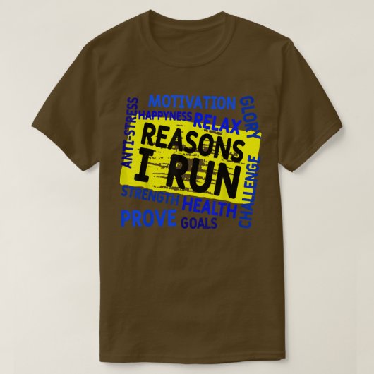Motivation Statement Running Athletic Runner Worko T-shirt (Design voorkant)
