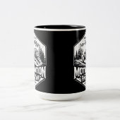 Motivation vindt u tweekleurige koffiemok (Center)