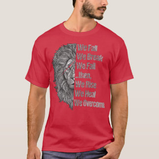 Motivation Workout Quotes Lion Mindset Training T-shirt