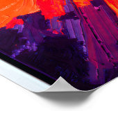 Motivational Abstract Landscape: Summit Ascend Poster (Hoek)