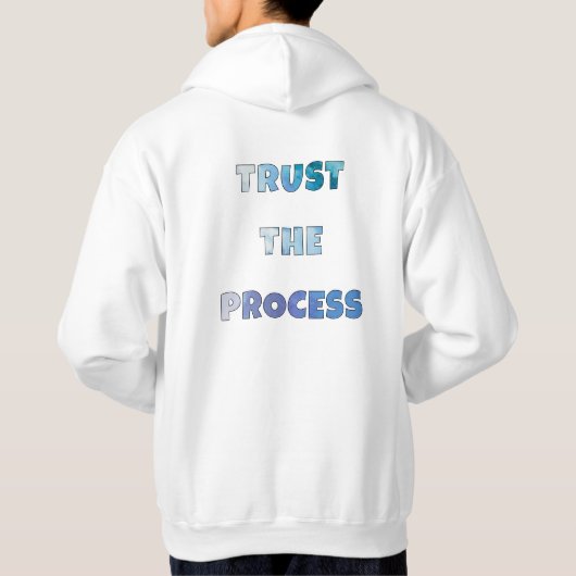Motivational Aesthetic – Trust The Process Hoodie (Achterkant)