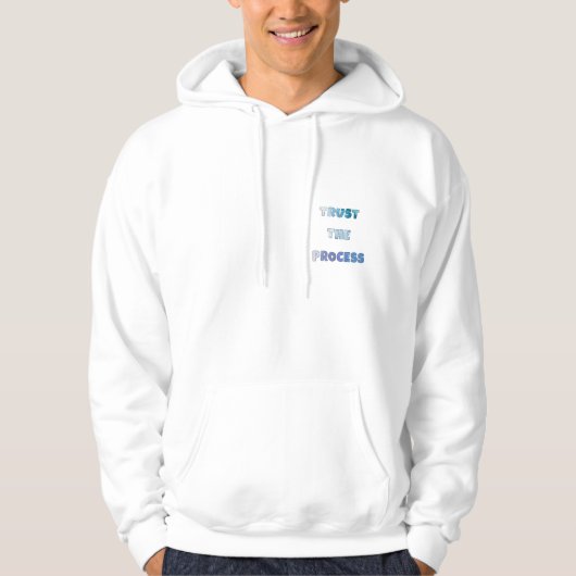 Motivational Aesthetic – Trust The Process Hoodie (Voorkant)