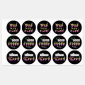 "Motivational ASL Sticker Trio" Stickers (Vel)