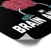 Motivational Awareness Quote Brain Aneurysm Surviv Poster (Hoek)