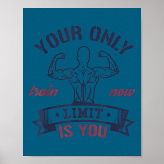 Motivational Bodybuilding  Poster (Voorkant)