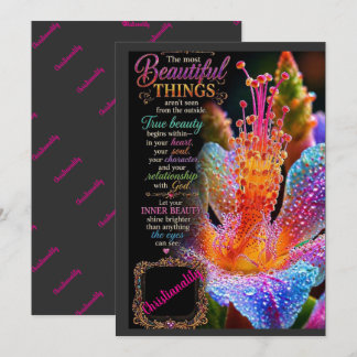 MOTIVATIONAL CHRISTIANALITY BEDANKKAART