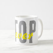 Motivational coffee mug with a simple design koffiemok (Voorkant rechts)