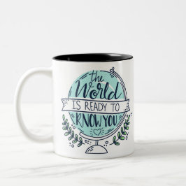 Motivational Coffee Mug - You are your limits Tweekleurige Koffiemok