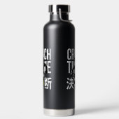 Motivational Crunch Time Soccer Cat For Athletes  Waterfles (Links)