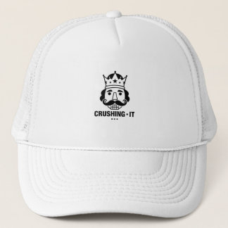 Motivational Crushing It Daily Hustle Mindset Succ Trucker Pet