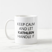 Motivational Custom Name Mug for Women or Men Koffiemok (Links)