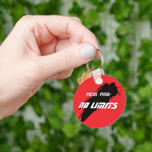 Motivational Fitness Red Sleutelhanger (Hand)