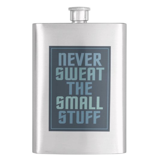 Motivational flask heupfles (Voorkant)