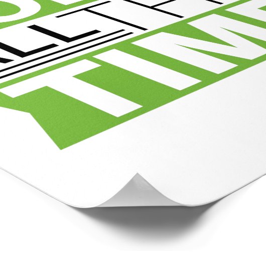 motivational golf lover quote saying poster (Hoek)