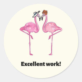 Motivational good job teachers stikers ronde sticker