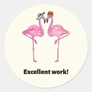 Motivational good job teachers stikers ronde sticker