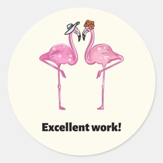 Motivational good job teachers stikers ronde sticker (Voorkant)