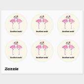 Motivational good job teachers stikers ronde sticker (Vel)