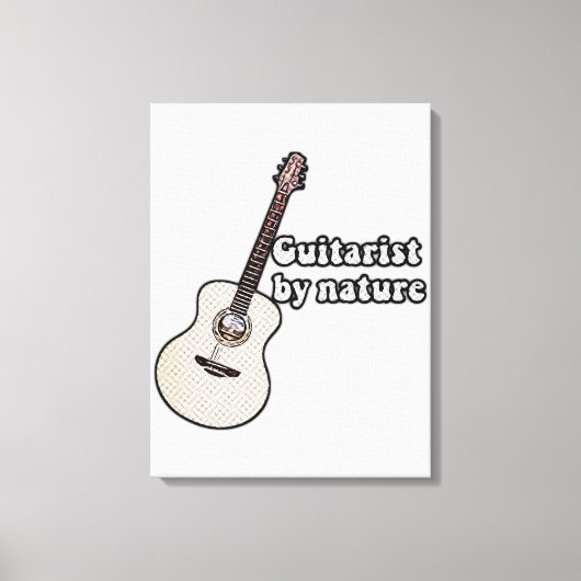 motivational guitar quote for guitarists canvas afdruk (Voorkant)