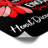 Motivational Heart Health Heart Disease Awareness  Poster (Hoek)
