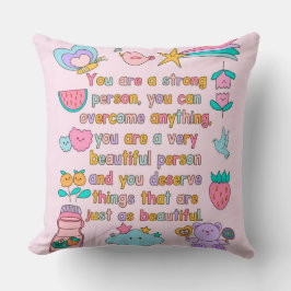 Motivational Home Decor Accent Kussen
