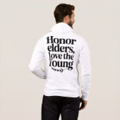 Motivational Hoodie for Men – Do Something Today  (Achterkant volledig)