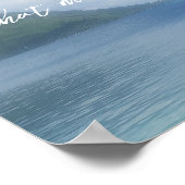 Motivational Inspirational Blue Ocean Quote Poster (Hoek)