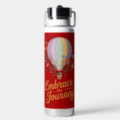 Motivational Insulated Water Bottle  Waterfles (Achterkant)