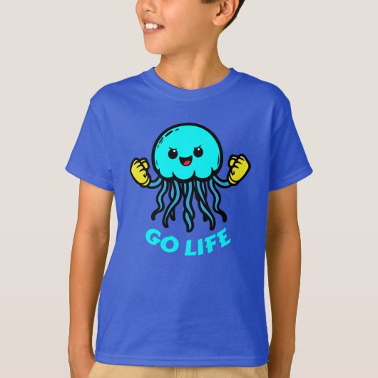motivational jellyfish t-shirt (Voorkant)