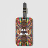 Motivational “Keep Going” Cell Phone Cover Bagagelabel (Voorkant (verticaal))