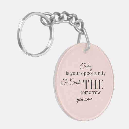 Motivational Keychain (Voorkant Links)