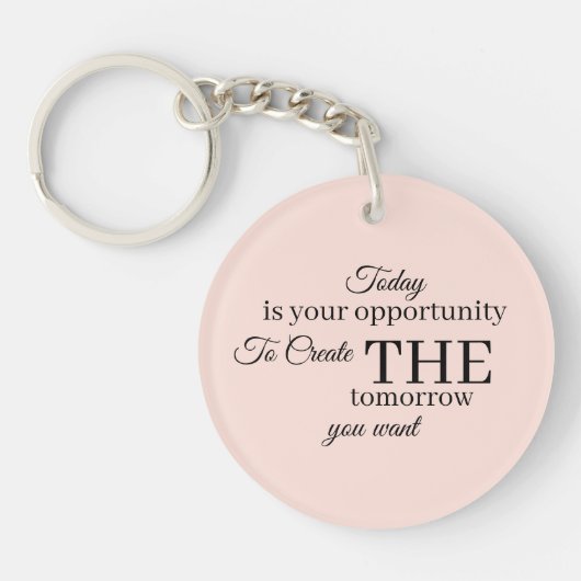 Motivational Keychain (Voorkant)