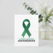 Motivational Liver Cancer Awareness quotes sayings Briefkaart (Staand voorkant)
