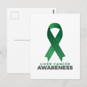 Motivational Liver Cancer Awareness quotes sayings Briefkaart (Voorkant / Achterkant)