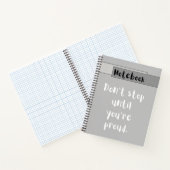 Motivational Minimalistisch Printbare Spiraal Note Notitieboek (Binnen)