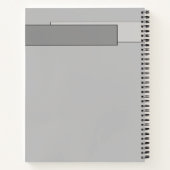 Motivational Minimalistisch Printbare Spiraal Note Notitieboek (Achterkant)