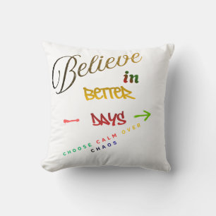 Motivational Minimalistische Moderne Tekst Design Kussen